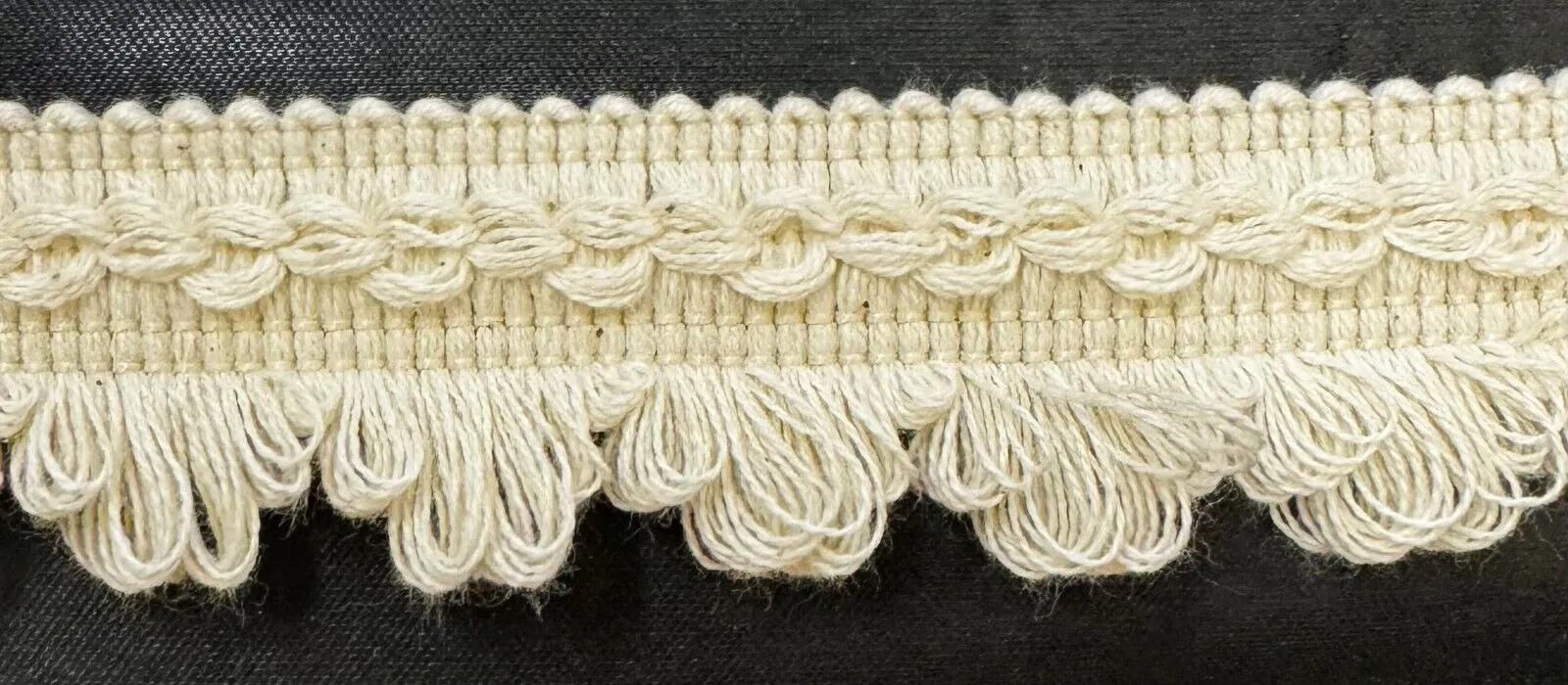 1-1/4" Decorative Scalloped Loop Fringe Trim - Many Color Options! 10 YARDS!