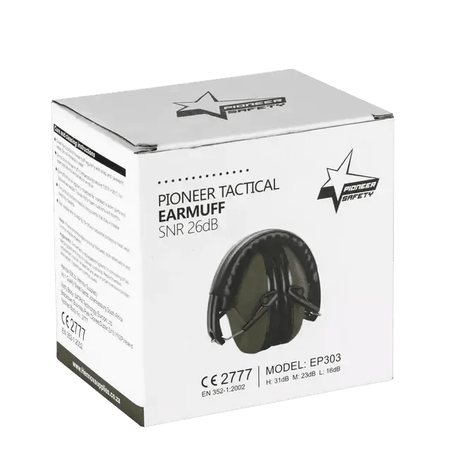 26db Professional army green tactical earmuffs