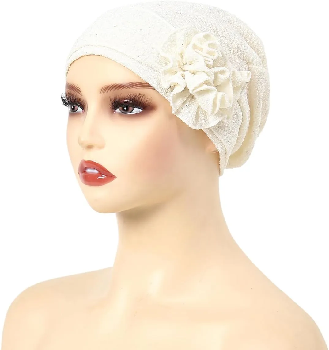 AZJ Women Chemo Turban Headwear Slouchy Chemo Cap for Women Soft Cancer Hats Beanie Hats