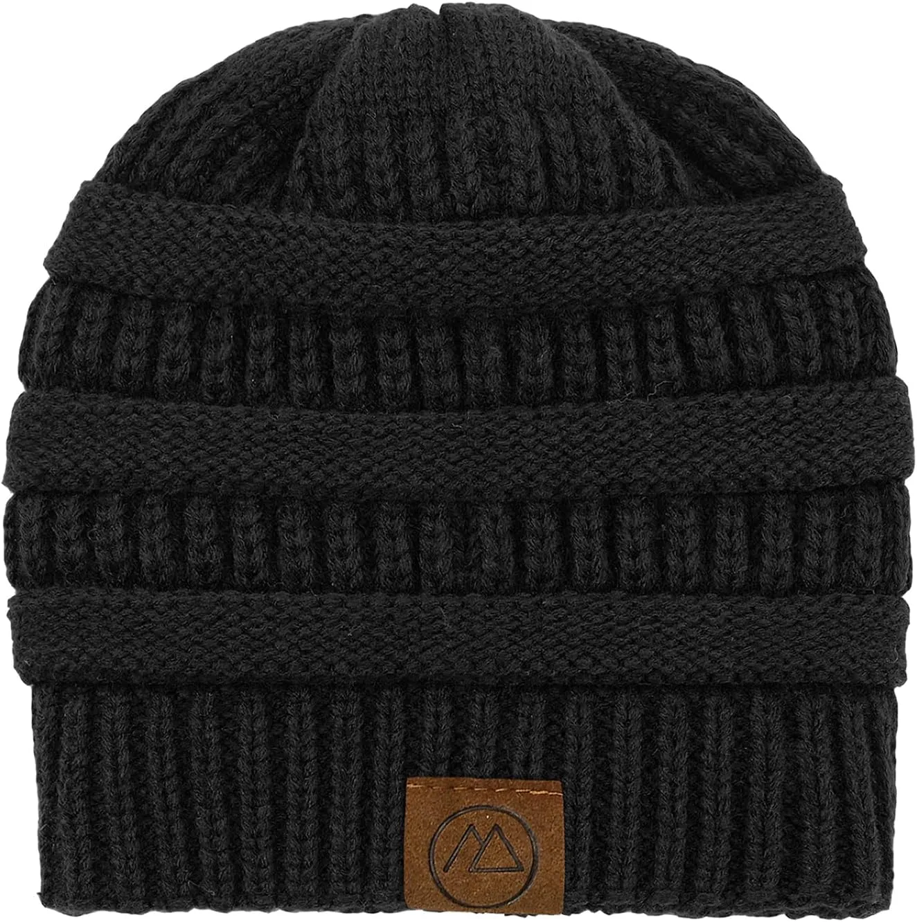 Beanies Women Satin Lined Beanie Winter Hats for Women Silk Lined Slouchy Beanie for Winter Warm Knit Cuffed Beanie Hat