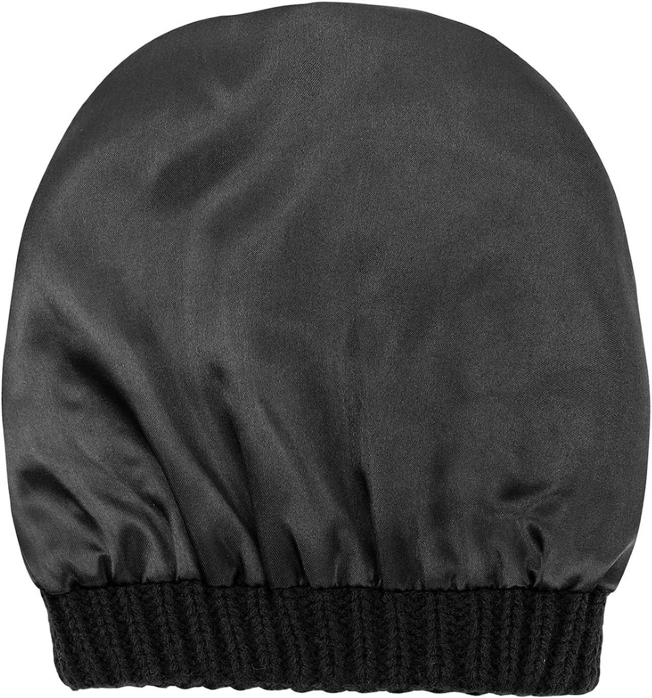 Beanies Women Satin Lined Beanie Winter Hats for Women Silk Lined Slouchy Beanie for Winter Warm Knit Cuffed Beanie Hat