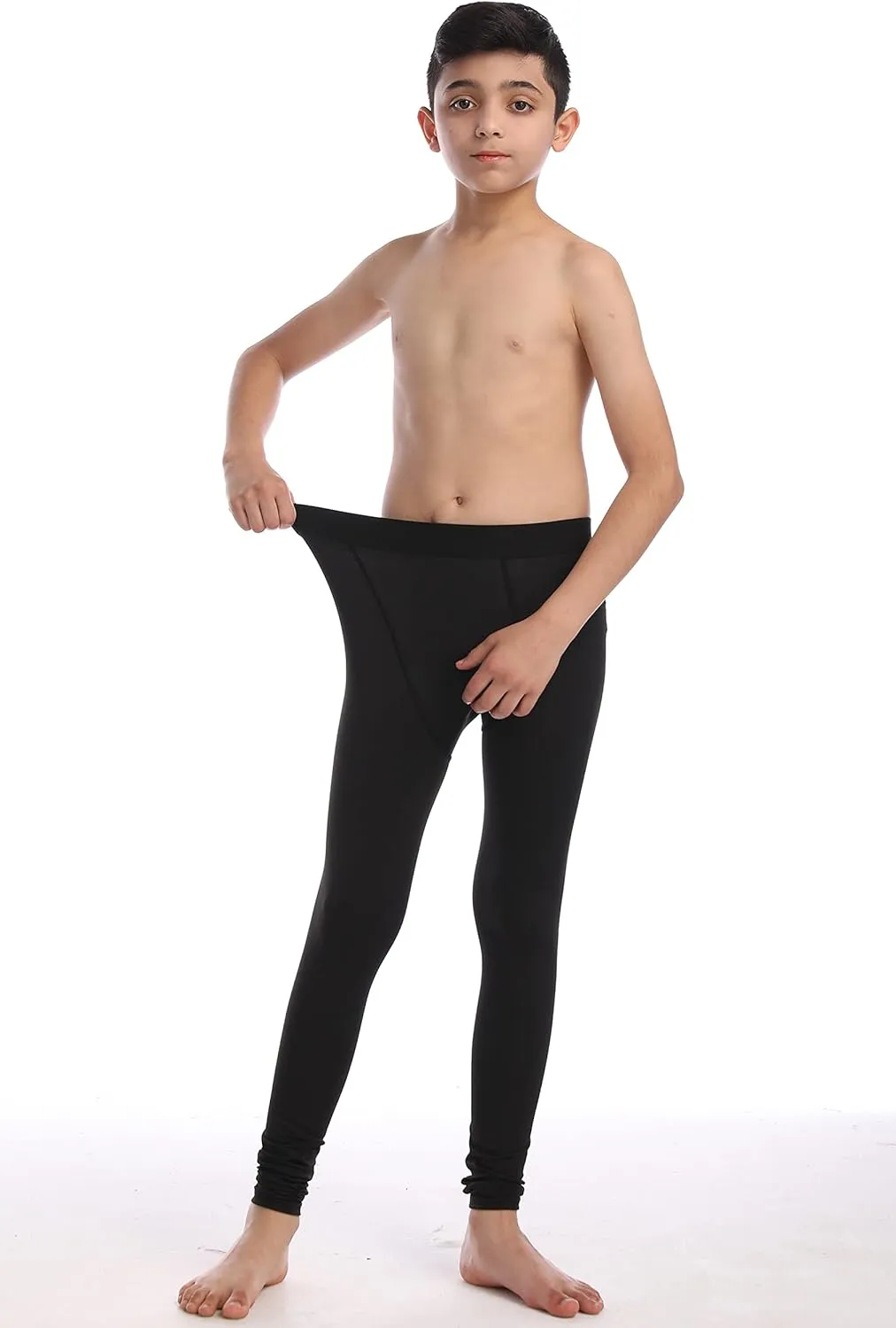 Boys Compression Pants Base Layers Soccer Hockey Tights Athletic Leggings Thermal for Kids