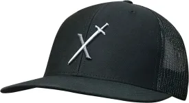 Cap #03RDO - Black / Black Mesh / Excalibur Logo