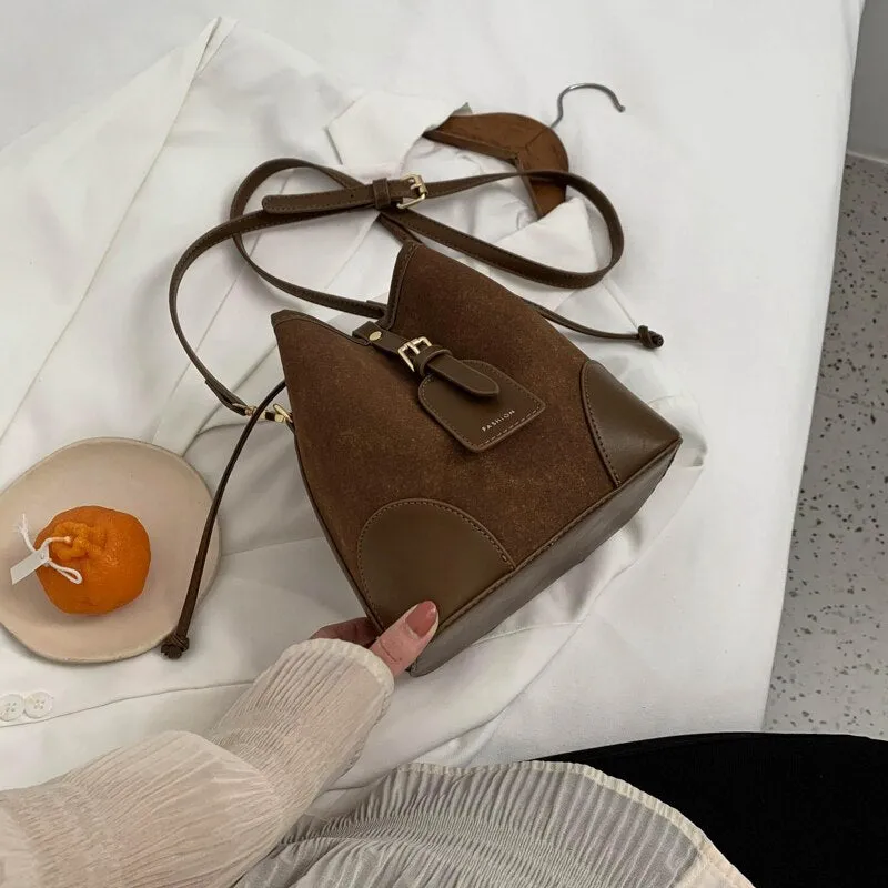 Christmas Gift Bags For Women 2021 Newest Luxury Handbags Trendy Leather Bucket Bag Ladies Cat Bow-Knot Pattern Messenger Shoulder Bag Hot Sale