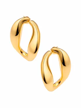 Chunky chain hoops