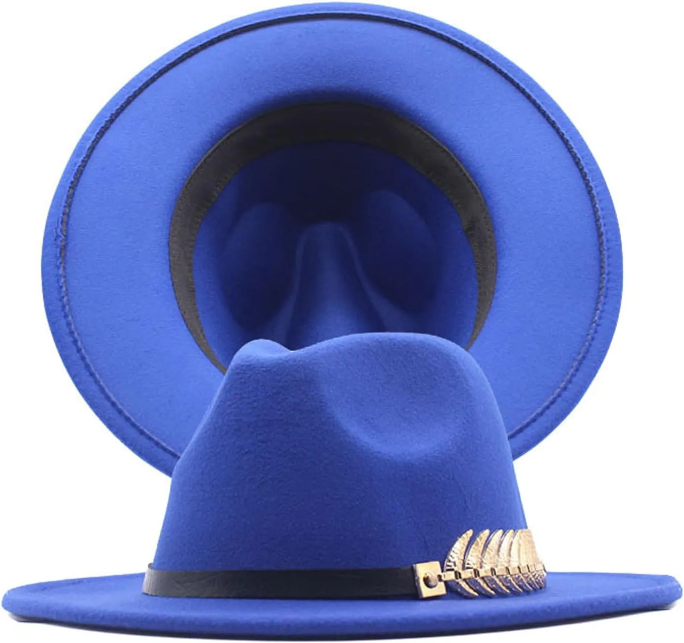 Classic Western Retro Felt Cowboy Cowgirl Hat for Women Men Cowboy Hat with Wide Brim Belt Clothes Accessory for Adults