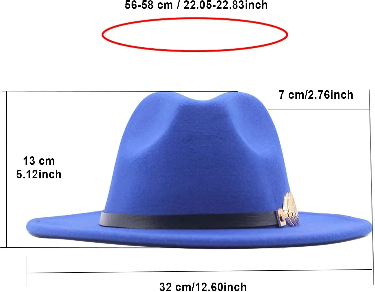 Classic Western Retro Felt Cowboy Cowgirl Hat for Women Men Cowboy Hat with Wide Brim Belt Clothes Accessory for Adults