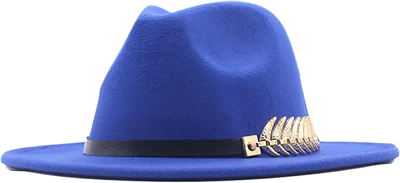 Classic Western Retro Felt Cowboy Cowgirl Hat for Women Men Cowboy Hat with Wide Brim Belt Clothes Accessory for Adults