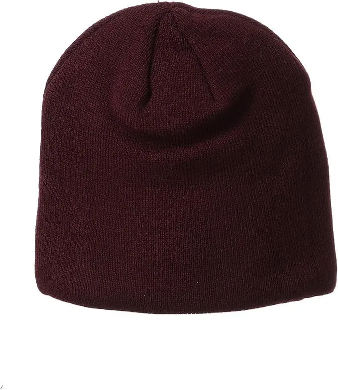 Collegiate Cuffed Knit Beanie Hats, Cuffed Knit Winter Beanies Available