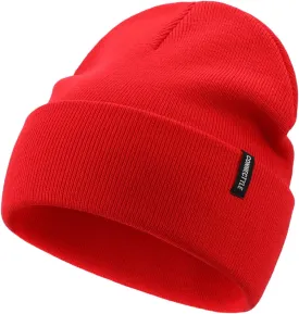 Connectyle Men's Knit Cuffed Beanie Acrylic Winter Beanies Slouchy Watch Cap