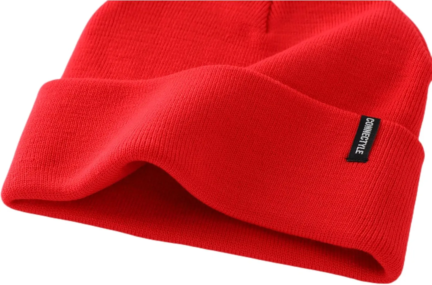 Connectyle Men's Knit Cuffed Beanie Acrylic Winter Beanies Slouchy Watch Cap
