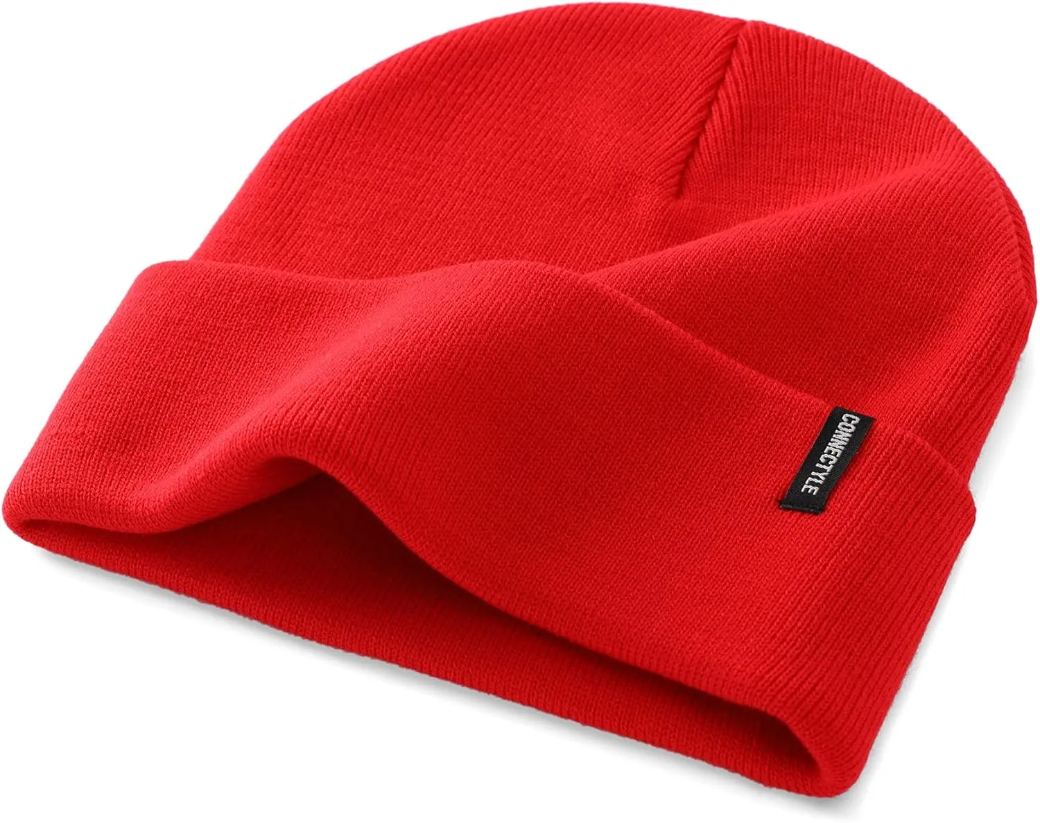 Connectyle Men's Knit Cuffed Beanie Acrylic Winter Beanies Slouchy Watch Cap