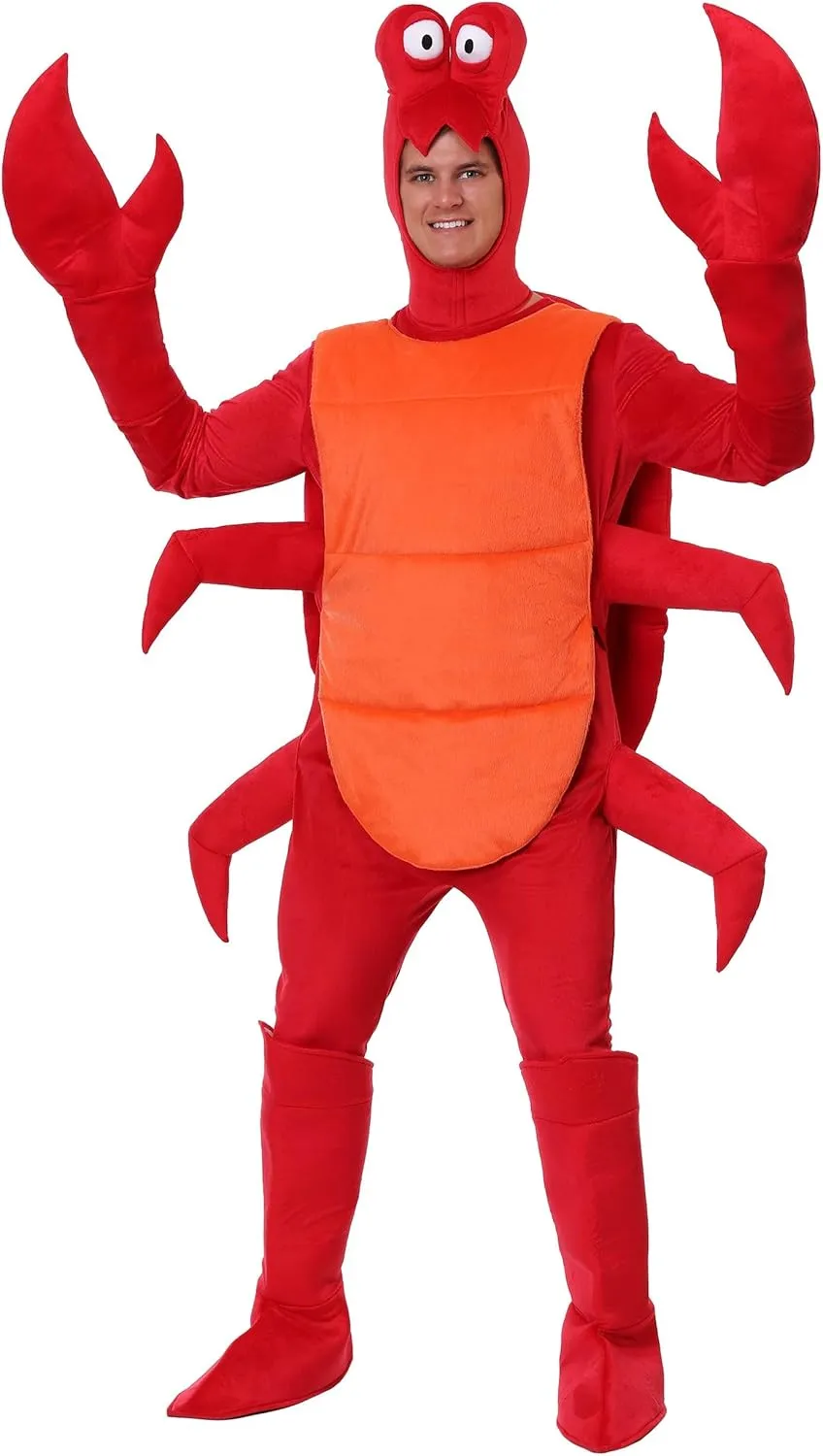 Crab Costume for Adults Red Crab Plush Outfit