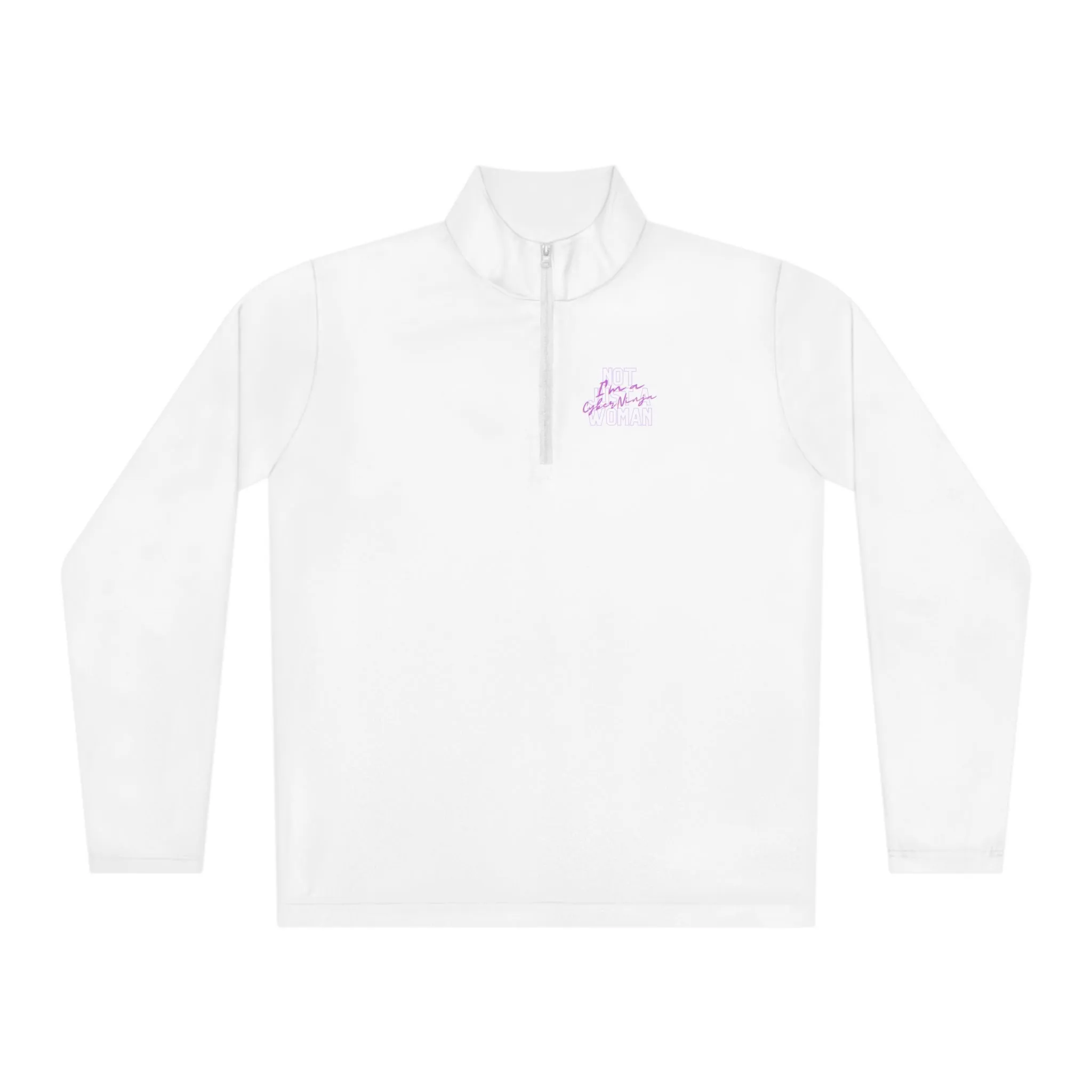 Cyber Ninja Pullover - Unisex Quarter-Zip Pullover