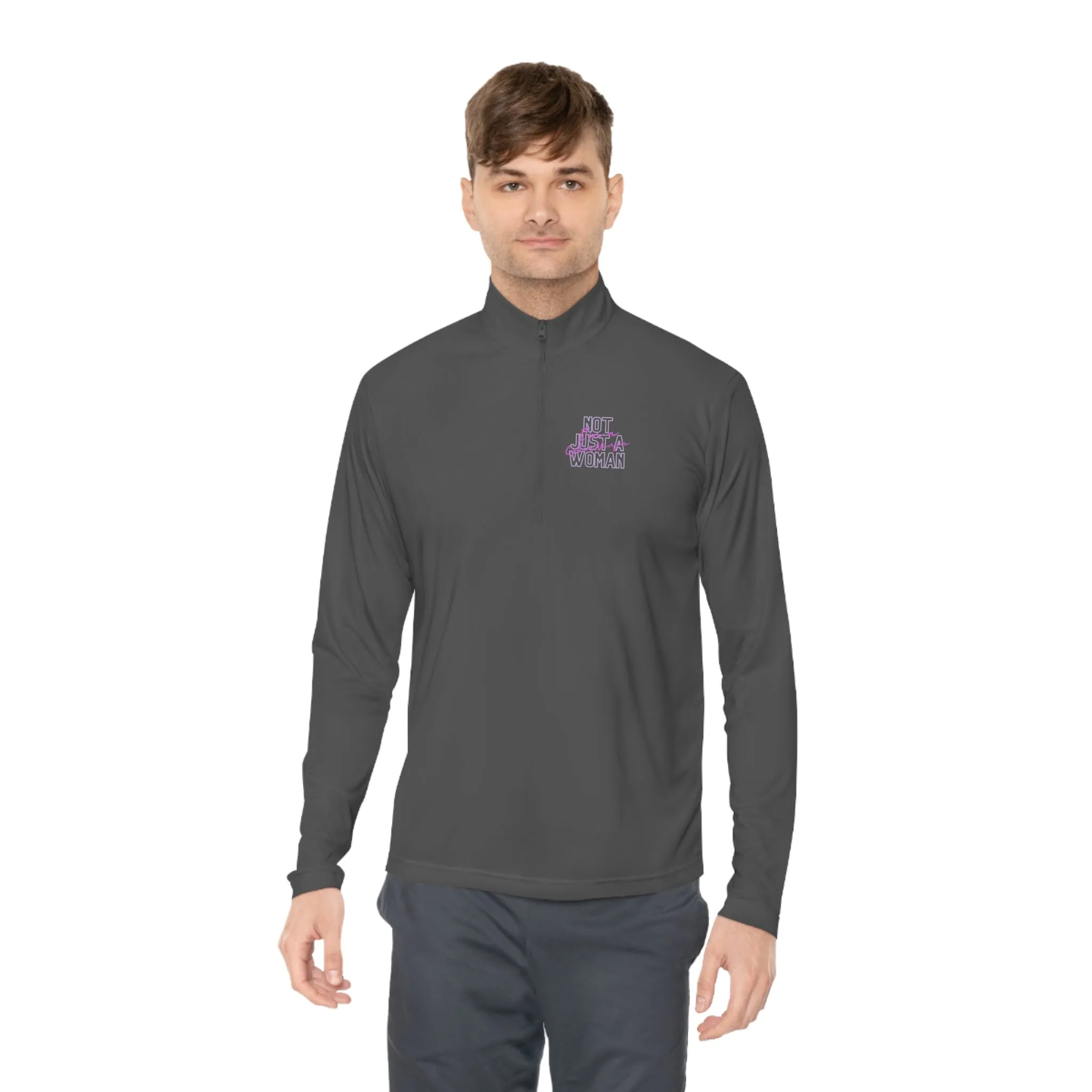 Cyber Ninja Pullover - Unisex Quarter-Zip Pullover