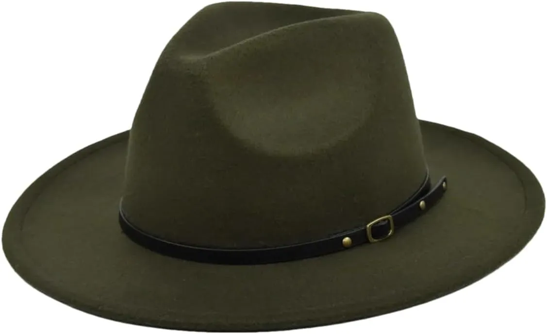 Dcvmvmn Women Men Jazz Hat Fedoras Hats Wide Brim Fedora Hat