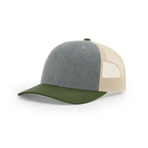 EMBROIDERED Richardson® Casual Structured Snapback Trucker Cap