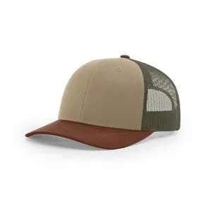 EMBROIDERED Richardson® Casual Structured Snapback Trucker Cap