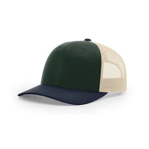 EMBROIDERED Richardson® Casual Structured Snapback Trucker Cap
