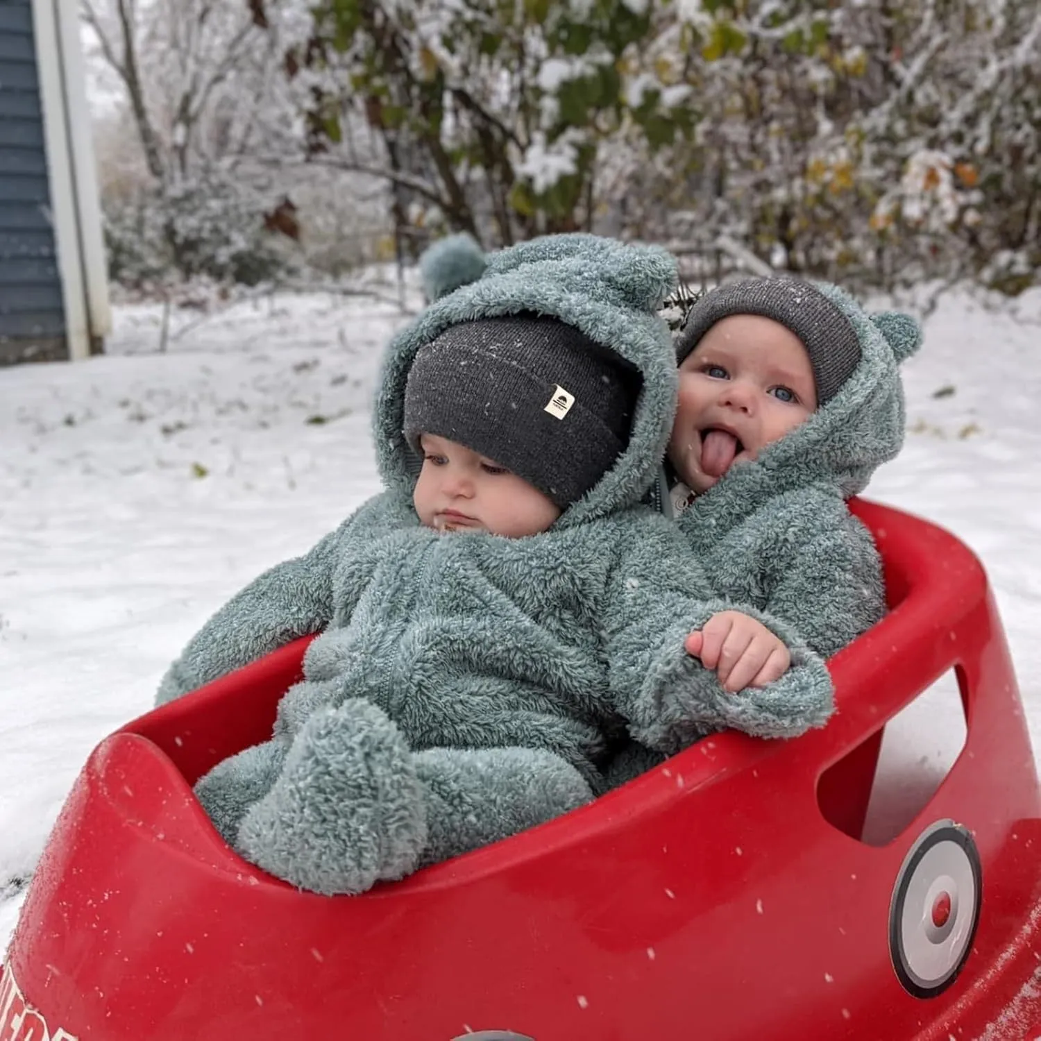 FURTALK Baby Beanie Fleece Lined Toddler Winter Hat Boys Girls Knit Warm Beanies Kids Ski Hats for 0-8 Years