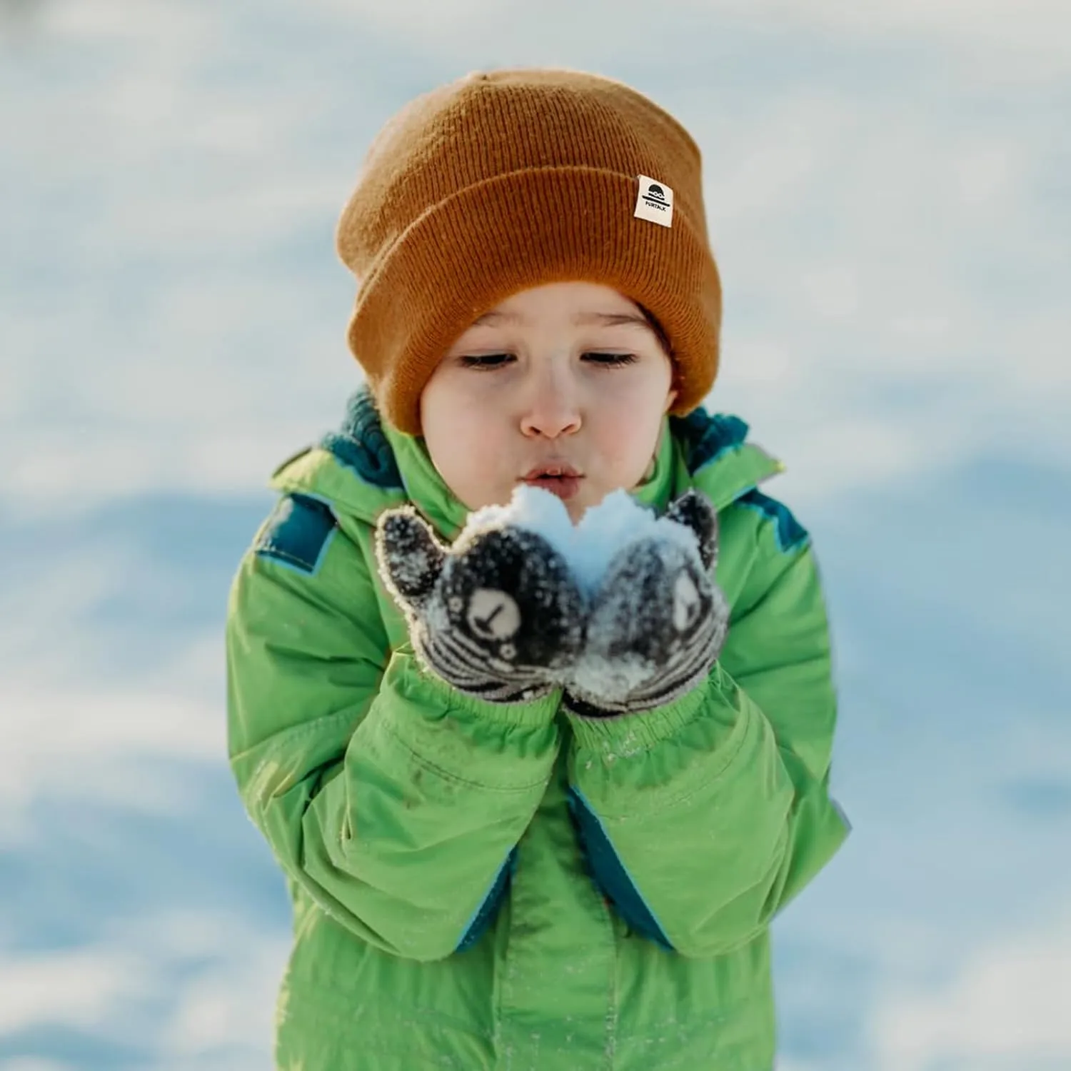 FURTALK Baby Beanie Fleece Lined Toddler Winter Hat Boys Girls Knit Warm Beanies Kids Ski Hats for 0-8 Years