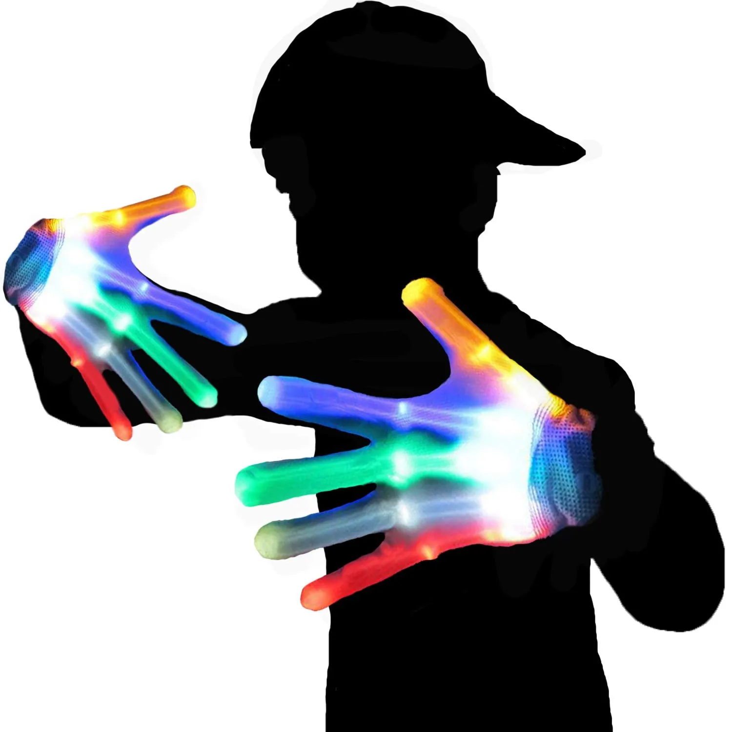 GlowGuard Illuminating Gloves for Enhanced Visibility and Safety in Any Activity