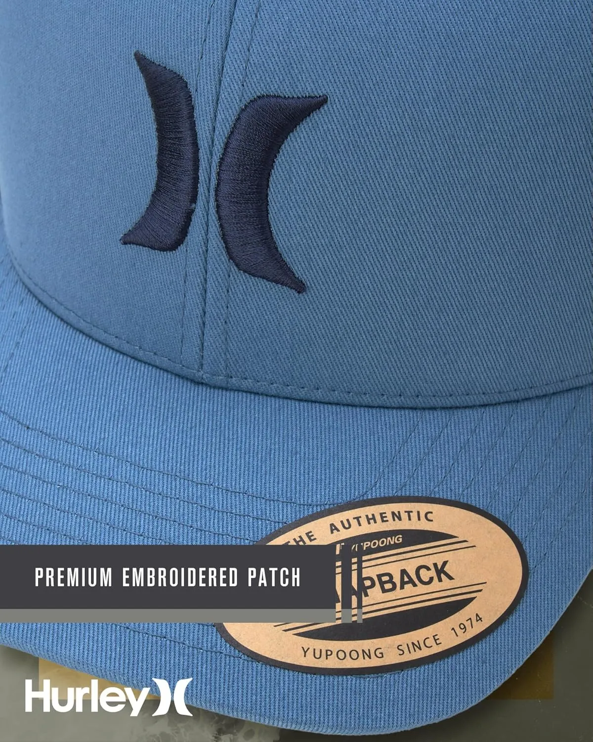 Hurley Men's Caps - Del Mar Mesh Panel Baseball Cap Trucker Hat - Snap Back Hats for Men