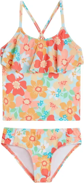 Kanu Surf Girls' Charlotte Flounce Tankini Beach Sport 2-Piece Swimsuit