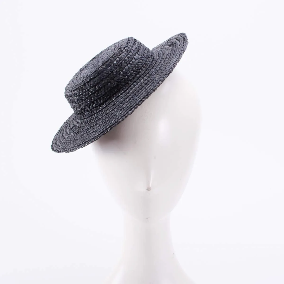 Lawliet Solid Color Straw Stripe Mini Top Hat Craft Supply Fascinator Base Boater Cap A224