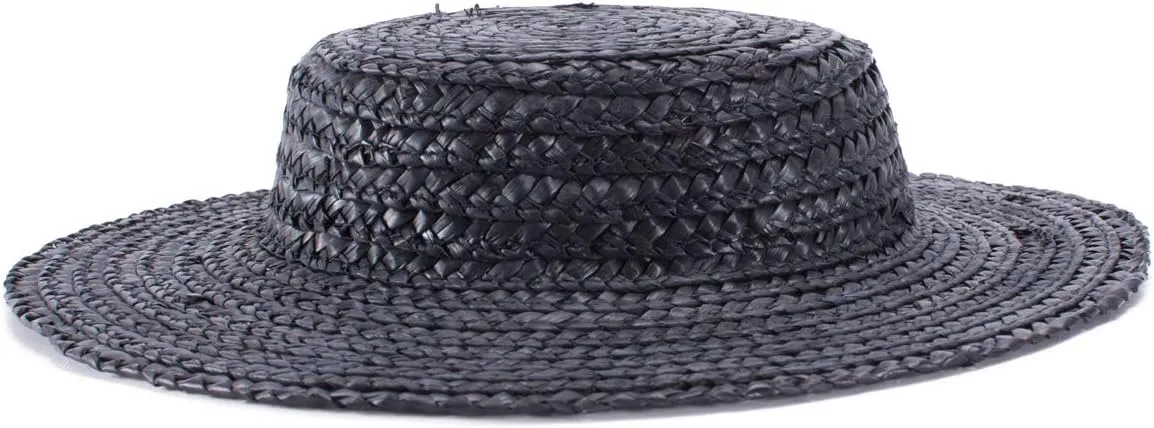 Lawliet Solid Color Straw Stripe Mini Top Hat Craft Supply Fascinator Base Boater Cap A224