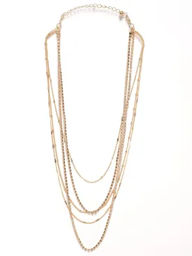 Layered Rhinestone Necklace