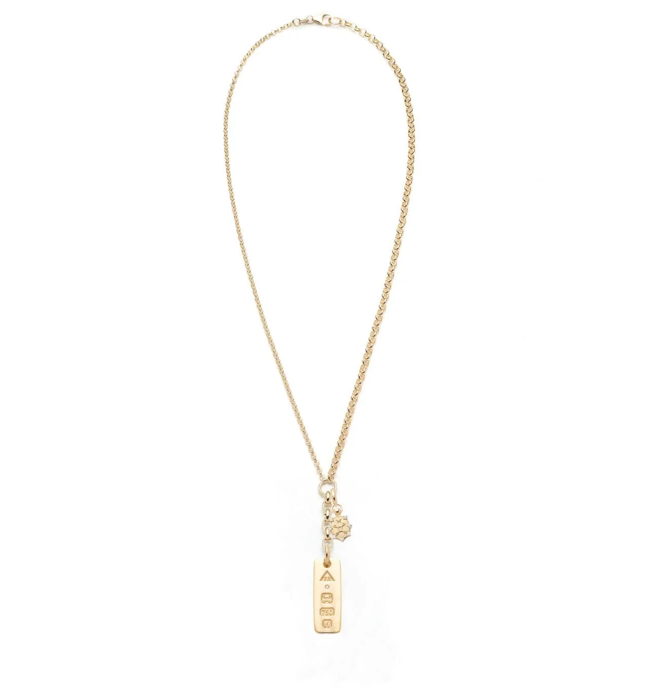 Love : Medium Mixed Belcher Extension Chain Necklace