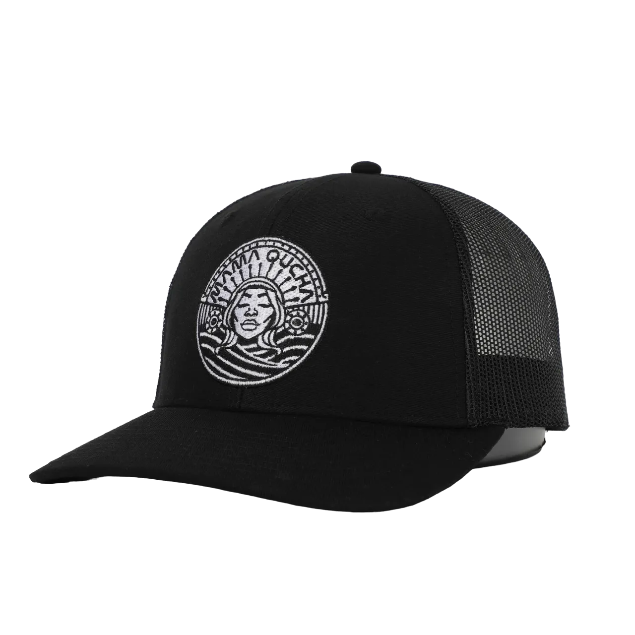 Mama Qucha Co Men's Black Cap