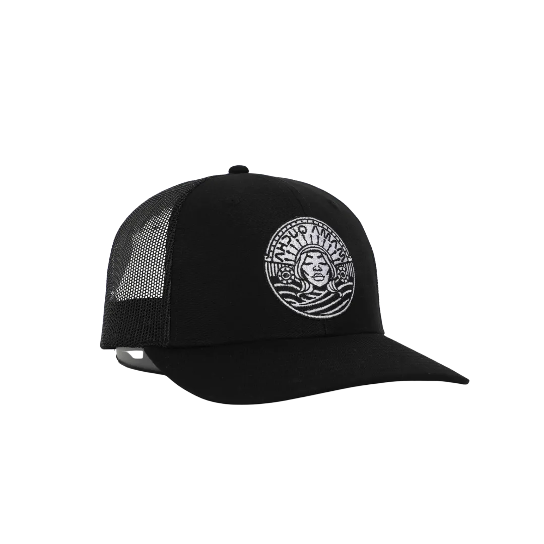 Mama Qucha Co Men's Black Cap