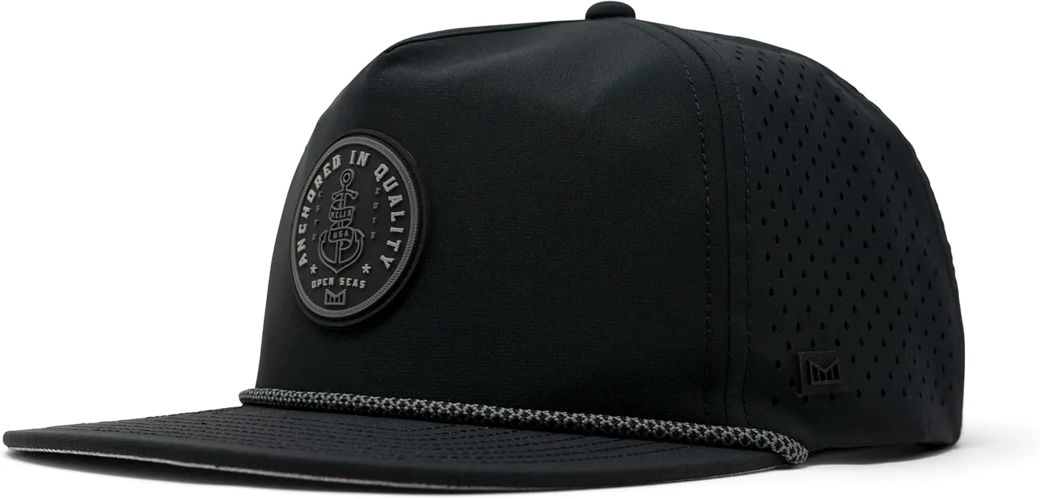 melin Coronado Anchored Hydro Rope Hat, Water-Resistant Baseball Caps for Men & Women, Golf, Running, or Workout Hat