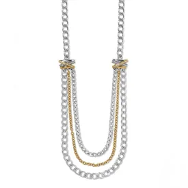 Neptune's Rings Multiple Row Chain Necklace