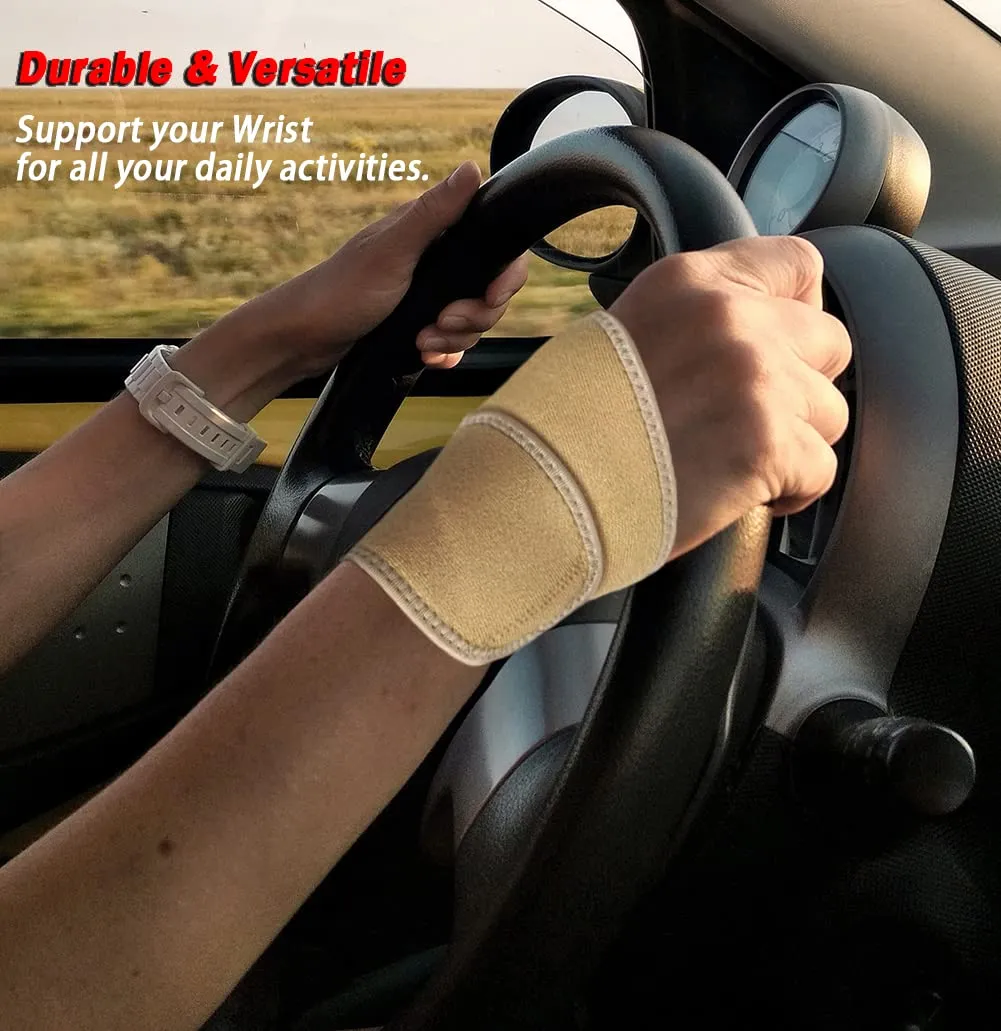 NuCamper Wrist Brace Carpal Tunnel for Men Women Fit Left and Right Hand,Lightweight Adjustable Wrist Support Brace for Tendinitis,Sprains Arthritis,Pain Relief,Compression Wrist Wrap for Sports,Workout and Daily Use