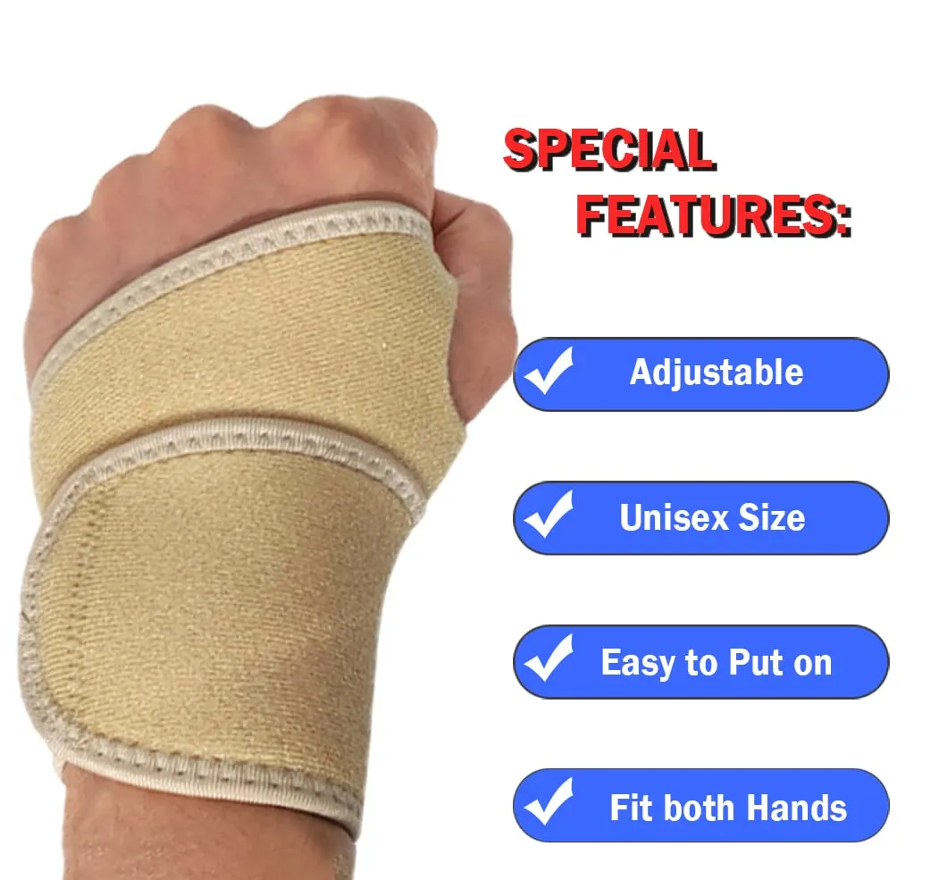 NuCamper Wrist Brace Carpal Tunnel for Men Women Fit Left and Right Hand,Lightweight Adjustable Wrist Support Brace for Tendinitis,Sprains Arthritis,Pain Relief,Compression Wrist Wrap for Sports,Workout and Daily Use