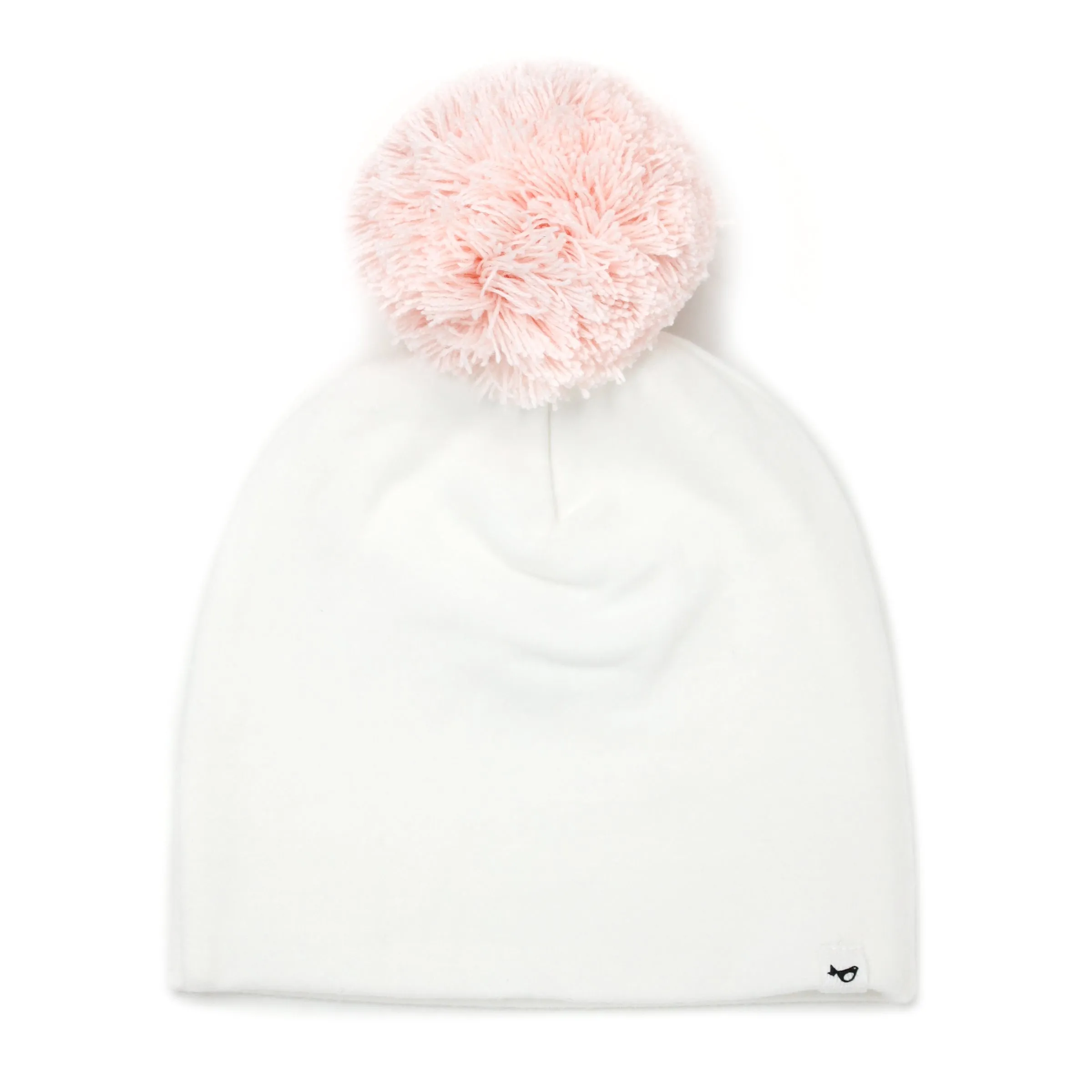 oh baby! Pom Hat - Pale Pink on Cream