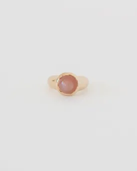 PLANET RING | RED MOONSTONE