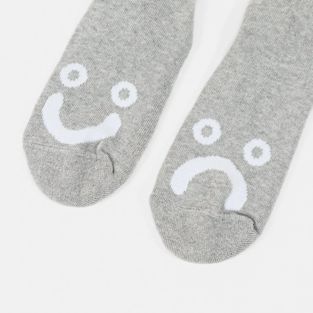 Polar Skate Co. - Happy Sad Classic Socks - Sport Grey