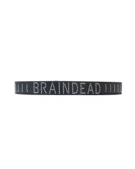 Studded Cow Hide Standard Belt  - Black
