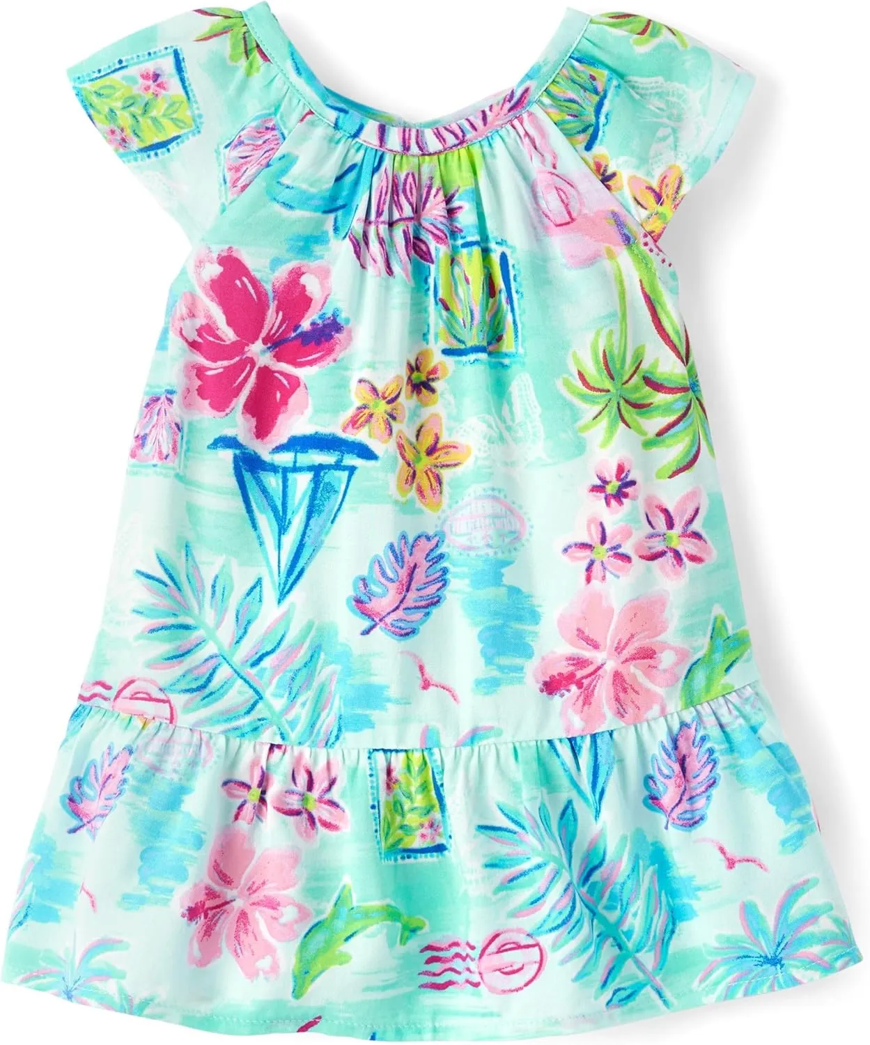The Children's Place Baby Girls' and Toddler Short Sleeve Casual Dresses