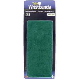 Thick 2-Ply Wristband - Green