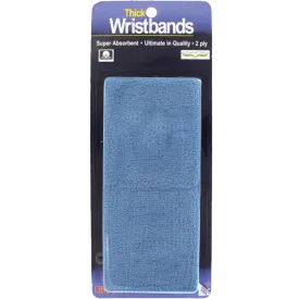 Thick 2-Ply Wristband - Light Blue
