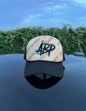 Trucker Hat (Tan x Black)