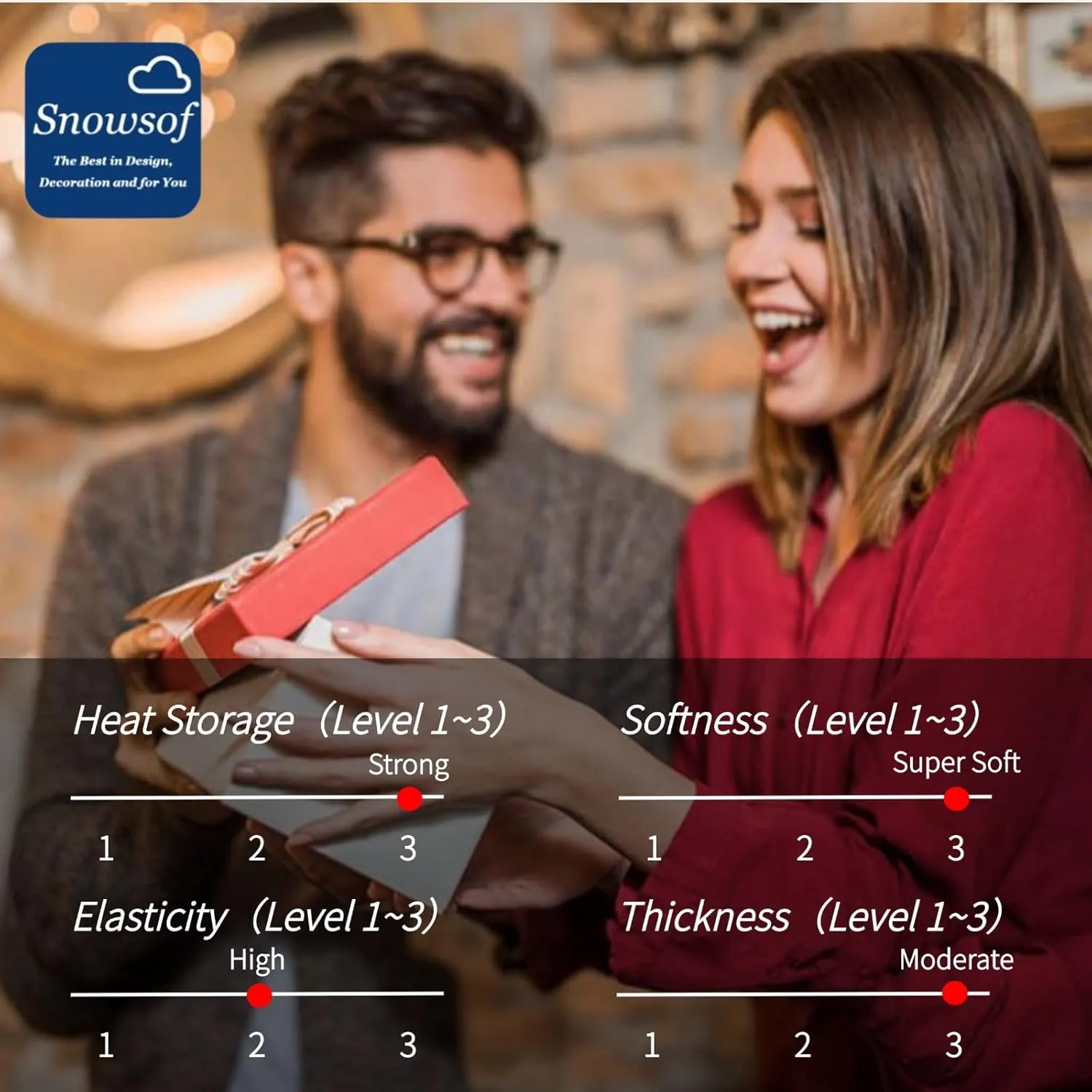 Warm Fuzzy Winter Socks for Women - Warm Thick Socks, Thermal Snow Socks for Cold Weather