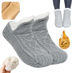 Warm Fuzzy Winter Socks for Women - Warm Thick Socks, Thermal Snow Socks for Cold Weather