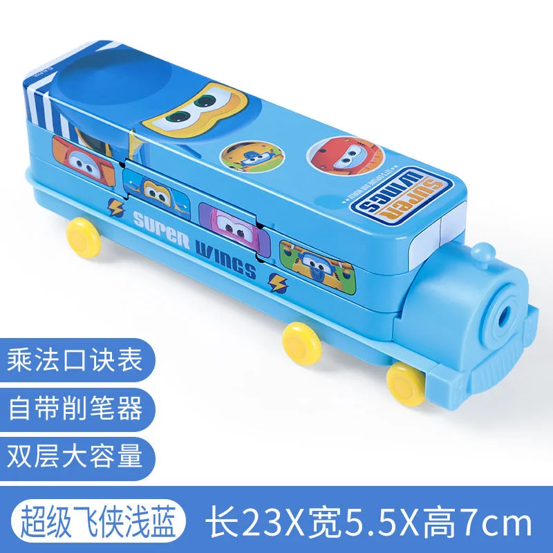 Wholesale cartoon children iron stationery box JDC-PB-Lianz006