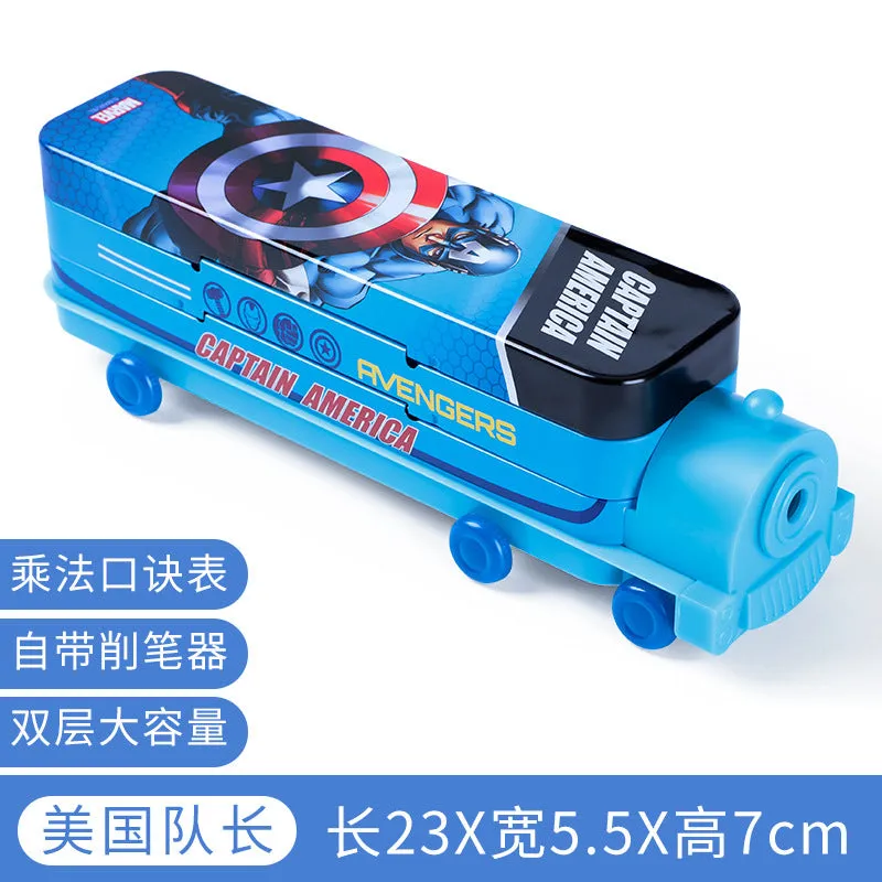 Wholesale cartoon children iron stationery box JDC-PB-Lianz006